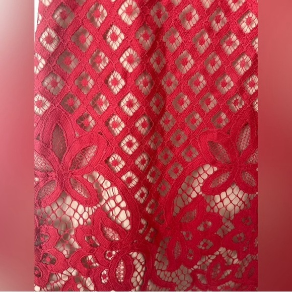 REVOLVE STYLESTALKER red feminine lace mini dress dark academia cute goth S - Picture 8 of 8